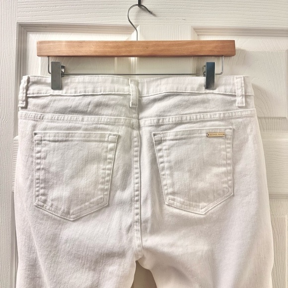 Michael Kors White Stretch Ankle Jeans - Picture 7 of 9